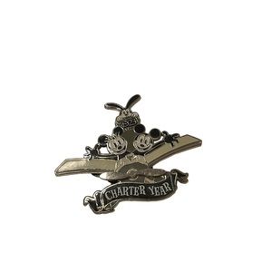 Disney plane crazy charter year mickey,minnie,oswald pin